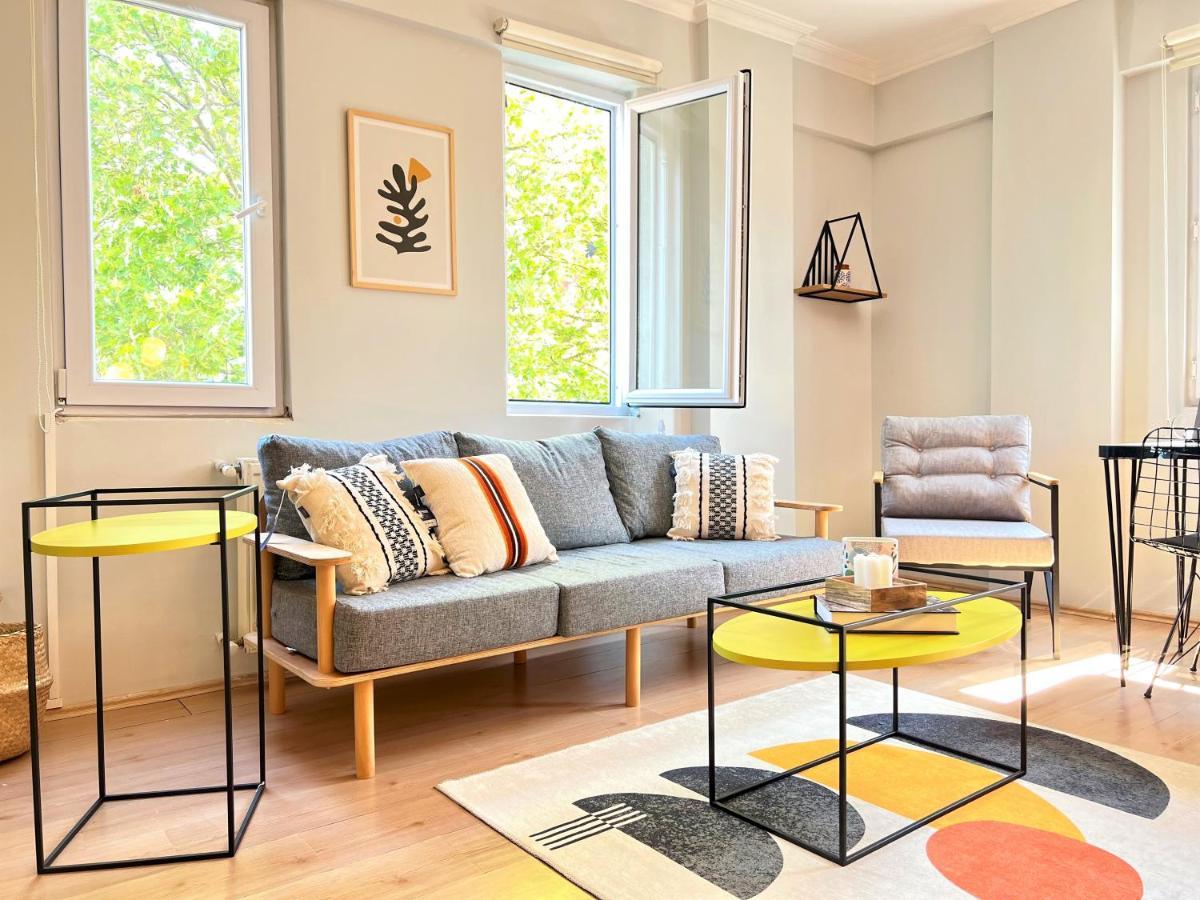 Wonder Homes- Cozy Flat, 2Br, Terrace, Cihangir, Frz3 Istanbul Eksteriør billede